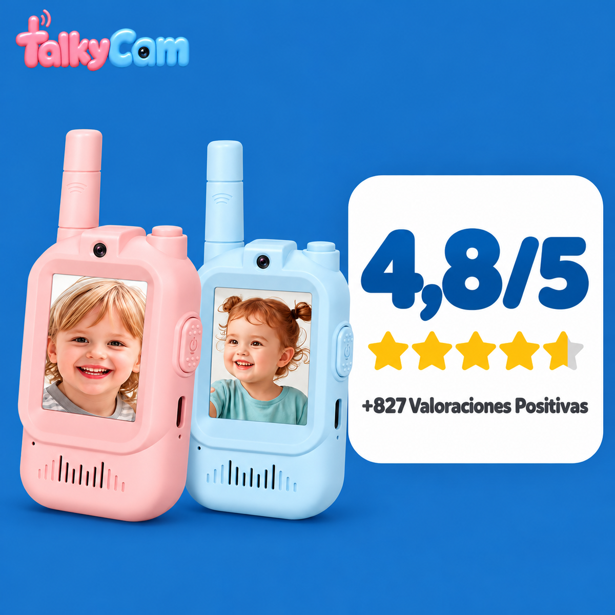 Walkie talkie con vídeo