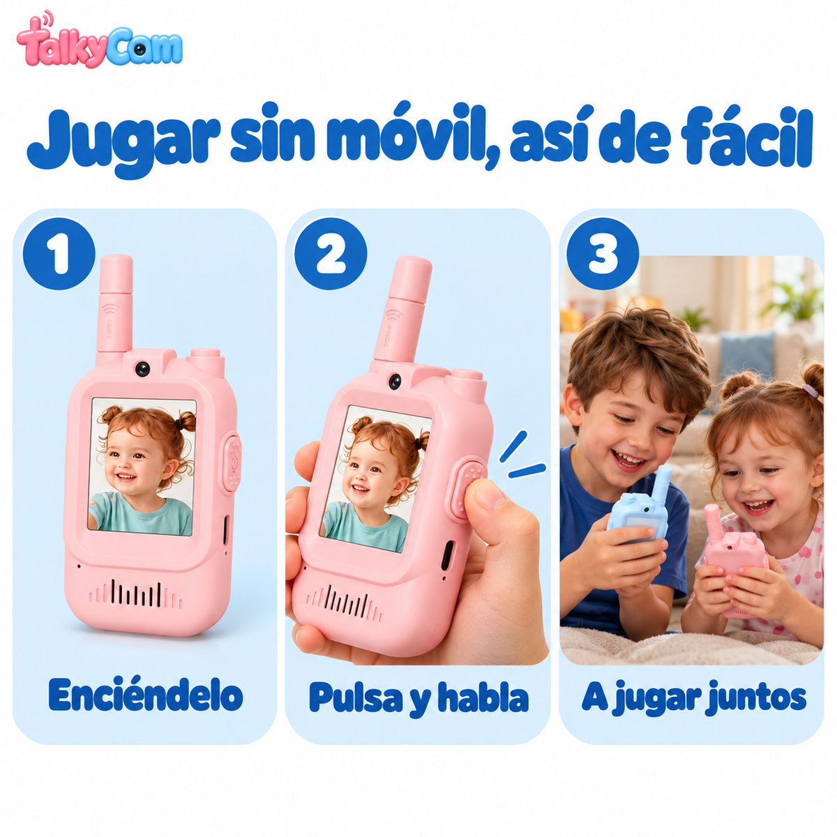 Walkie talkie con vídeo